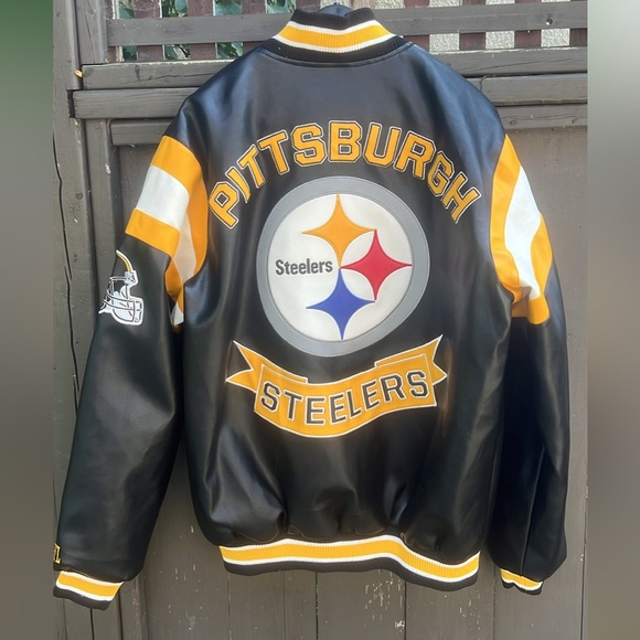 Pittsburgh Steelers Leather Jacket - Picture 2 of 5